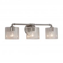 Justice Design Group FSN-8463-30-SEED-NCKL-LED3-2100 - Bronx 3-Light LED Bath Bar