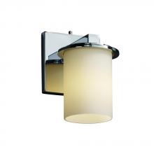 Justice Design Group FSN-8771-10-RBON-CROM - Dakota 1-Light Wall Sconce