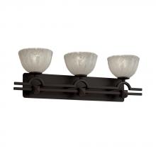 Justice Design Group GLA-8503-26-WTFR-CROM - Argyle 3-Light Bath Bar