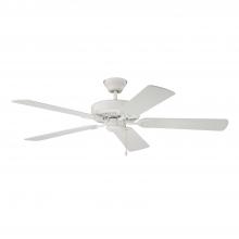 Kendal AC6852-WH - Builder&#39;s Choice 52 in. White Ceiling Fan
