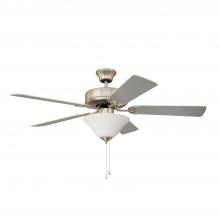 Kendal AC6952-SN - Builder&#39;s Choice 52 in. Satin Nickel Ceiling Fan with Light kit