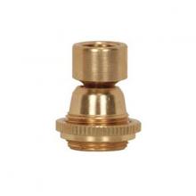 Satco Products Inc. 90/2593 - Solid Brass Large Hang Straight Swivel; 1/4 F Top, 1/8 F Bottom; 1-1/16&#34; Ring Nut To Seat;