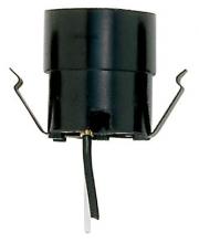 Satco Products Inc. 90/541 - Snap-In Socket For 3 1/4&#34;- 4&#34; Holders; 8&#34; AWM Leads; 1-1/2&#34; Height; 1-1/4&#34;