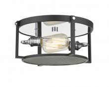 Z-Lite 723F13-MB+CH - 2 Light Flush Mount