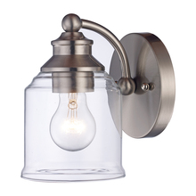 Trans Globe 22061 BN - Agoura 1-Light Shaded Armed Wall Sconce