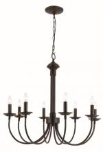 Trans Globe 9018 BK - Candle 26.5&#34; Chandelier