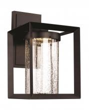 Trans Globe LED-50162 BK - Taylor 15&#34; Wall Lantern with Integrated LED Light