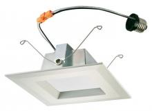Westinghouse 3105500 - 15W Square Recessed LED Downlight 6&#34; Dimmable 3000K E26 (Medium) Base, 120 Volt, Box