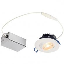 Westinghouse 5213000 - 7W Gimbal Recessed LED Downlight 3&#34; Dimmable 3000K, 120 Volt, Box