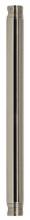 Westinghouse 7749200 - 1/2 ID x 24&#34; Brushed Nickel Finish Extension Downrod