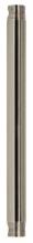 Westinghouse 7752600 - 3/4 ID x 12&#34; Brushed Nickel Finish Extension Downrod