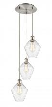 Innovations Lighting 113B-3P-SN-G654-8 - Cindyrella - 3 Light - 15 inch - Brushed Satin Nickel - Cord Hung - Multi Pendant