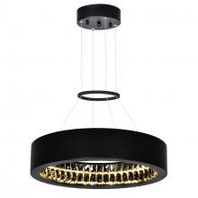 CWI Lighting 1040P16-101 - Rosalina LED Chandelier With Matte Black Finish