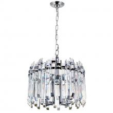 CWI Lighting 1065P16-4-601 - Henrietta 4 Light Chandelier With Chrome Finish