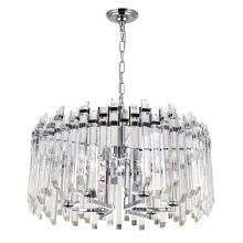 CWI Lighting 1065P24-6-601 - Henrietta 6 Light Chandelier With Chrome Finish