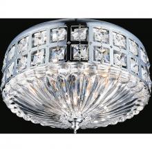 CWI Lighting 5039C13C - Bloome 4 Light Bowl Flush Mount With Chrome Finish