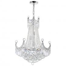 CWI Lighting 8421P24C - Amanda 11 Light Down Chandelier With Chrome Finish