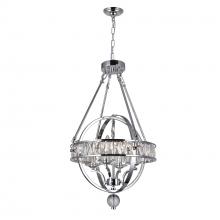 CWI Lighting 9957P16-4-601 - Arkansas 4 Light Chandelier With Chrome Finish