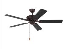 Generation Lighting 5LD52BZ - Linden 52&#39;&#39; traditional indoor bronze ceiling fan with reversible motor