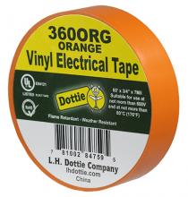 LH Dottie 360ORG - 3/4&#34; X 60&#39; X 7 Mil. Electrical Tape (Ora