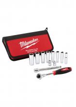 Milwaukee Electric Tool 48-22-9001 - 12pc 3/8&#34; Drive Metric Socket Set