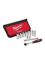 Milwaukee Electric Tool 48-22-9000 - 12pc 3/8&#34; Drive SAE Socket Set