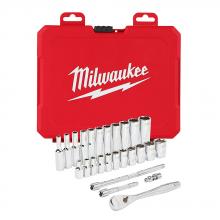 Milwaukee Electric Tool 48-22-9404 - 26 Pc. Ratchet & Socket Set-SAE