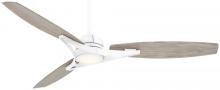 Minka-Aire F742L-WHF - 65&#34; CEILING FAN W/ LIGHT KIT FOR OUTDOOR USE LED LIGHT