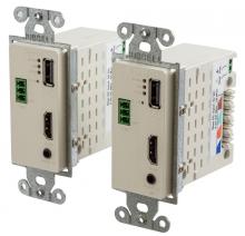 Hubbell Premise Wiring ISFHDBT3BK - DECORATOR FRM,HDBASET,USB,110,SET,1G,BK