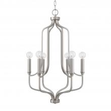 Capital 439261BN - 6 Light Chandelier