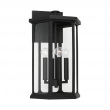 Capital 946641BK - 4 Light Outdoor Wall Lantern