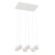 Eurofase 28168-010 - PATRUNO,6LT LED CHANDELIER,WHT