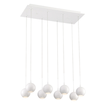 Eurofase 28169-017 - PATRUNO,8LT LED CHANDELIER,WHT