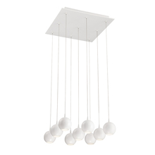 Eurofase 28170-013 - PATRUNO,9LT LED CHANDELIER,WHT