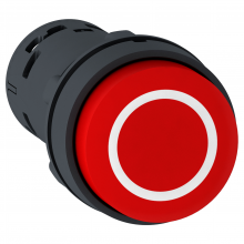 Schneider Electric XB7NL4532 - Push button, Harmony XB7, round red projecting,