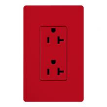 Lutron Electronics SCR-20-HT - 20A SATIN COLOR RECEPTACLE HOT