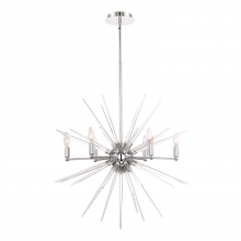 ZEEV Lighting CD10179-6-CH - 6-Light 70&#34; Sputnik Chandelier