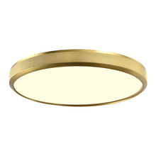 ZEEV Lighting FM11751-LED-24-AGB - 24&#34; LED 3CCT Luxury Braided Knurl Aged Brass Ceiling Flush Mount Light