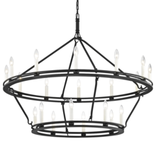 Troy F6239-TBK - Sutton Chandelier