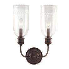 Hudson Valley 292-OB - 2 LIGHT WALL SCONCE