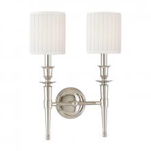 Hudson Valley 4902-PN - 2 LIGHT WALL SCONCE