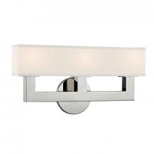 Hudson Valley 5453-PN - 3 LIGHT WALL SCONCE