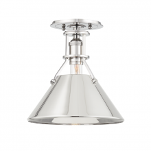 Hudson Valley MDS954-PN - 1 LIGHT SEMI FLUSH