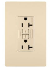 Legrand Radiant 2097TRNAI - radiant? Tamper-Resistant 20A Duplex Self-Test GFCI Receptacle, NAFTA Compliant, Ivory