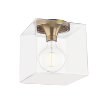 Mitzi by Hudson Valley Lighting H284501SQL-AGB - Grace Flush Mount