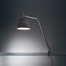 Artemide TLM2007 - TOLOMEO MEGA LED 31W 30K MP-MV DIM ALUM W/14&#34; DIFF BLACK & TABLE CLAMP