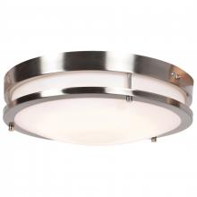 Access 20465LEDEM-BS/ACR - Dual Voltage Emergency Backup LED Flush Mount