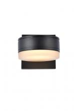 Elegant LDOD4013BK - Raine Integrated LED Wall Sconce in Black