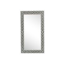 Elegant MR52036 - Rectangular Mirror 36x20 Inch in Chevron