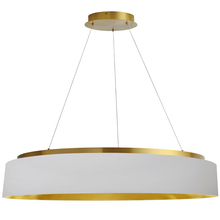 Dainolite CIR-3463C-AGB-692 - 63W Chandelier, AGB w/ WH Shade